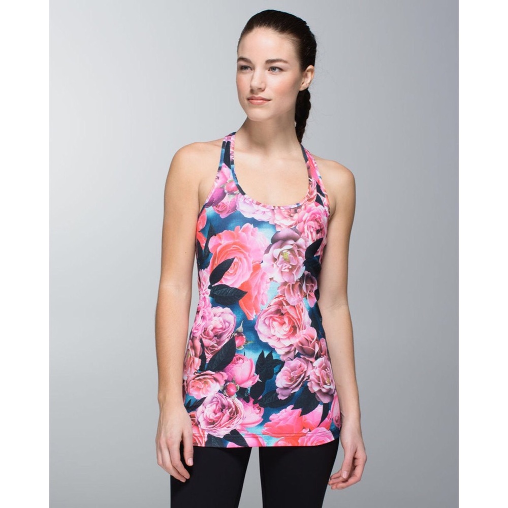 Lululemon Cool Racerback in Secret Garden